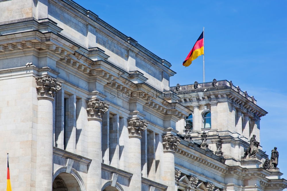 Similar – Image, Stock Photo European flag at the Bundestag