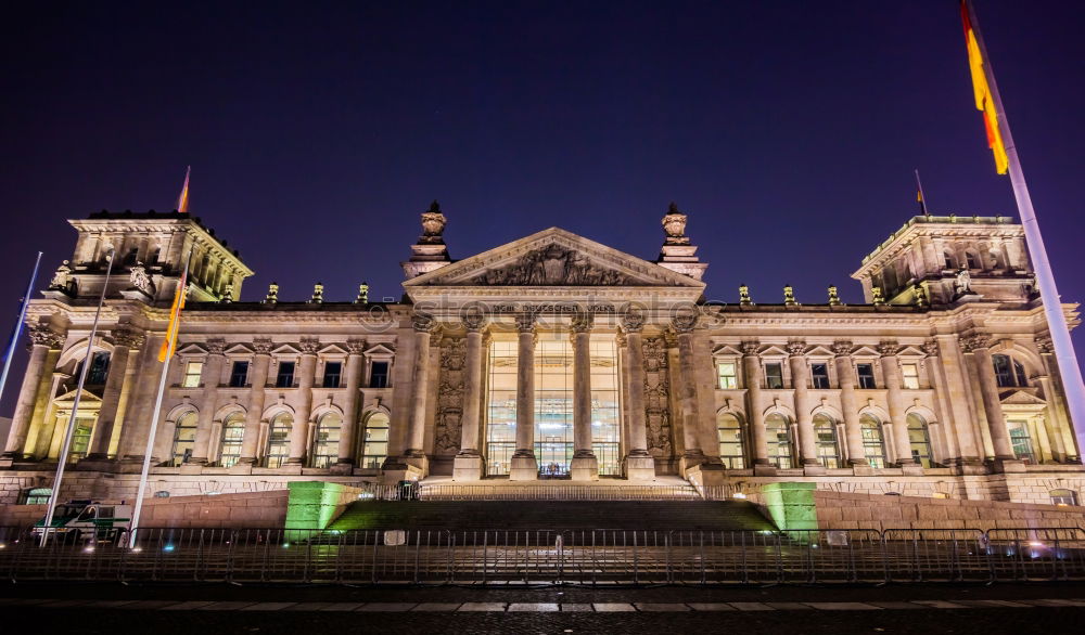 Similar – Berlin Reichstag building, at night