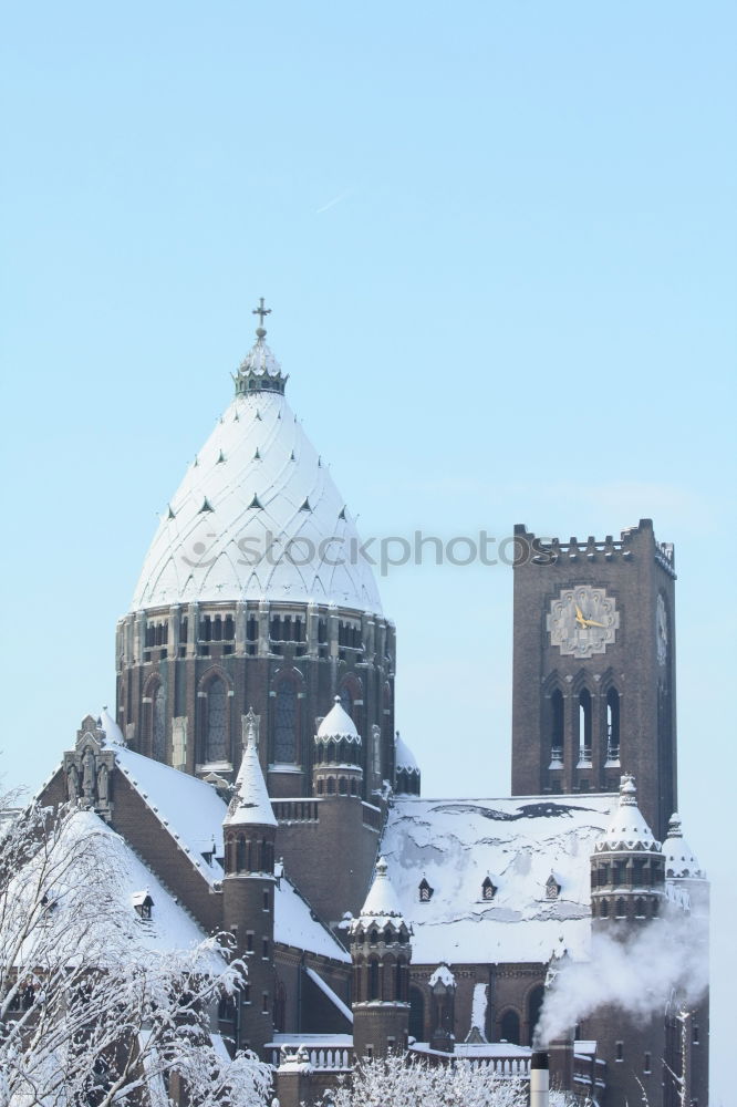 Similar – Image, Stock Photo Snow drift in Fulda