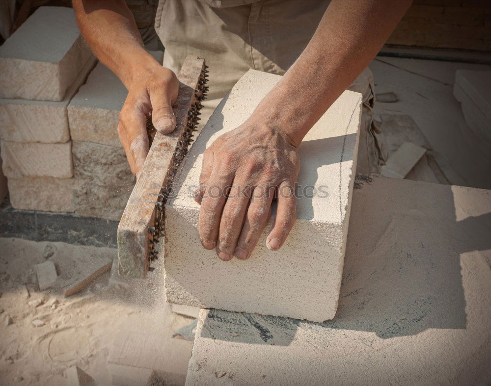 Similar – Image, Stock Photo Carving stone Shopping