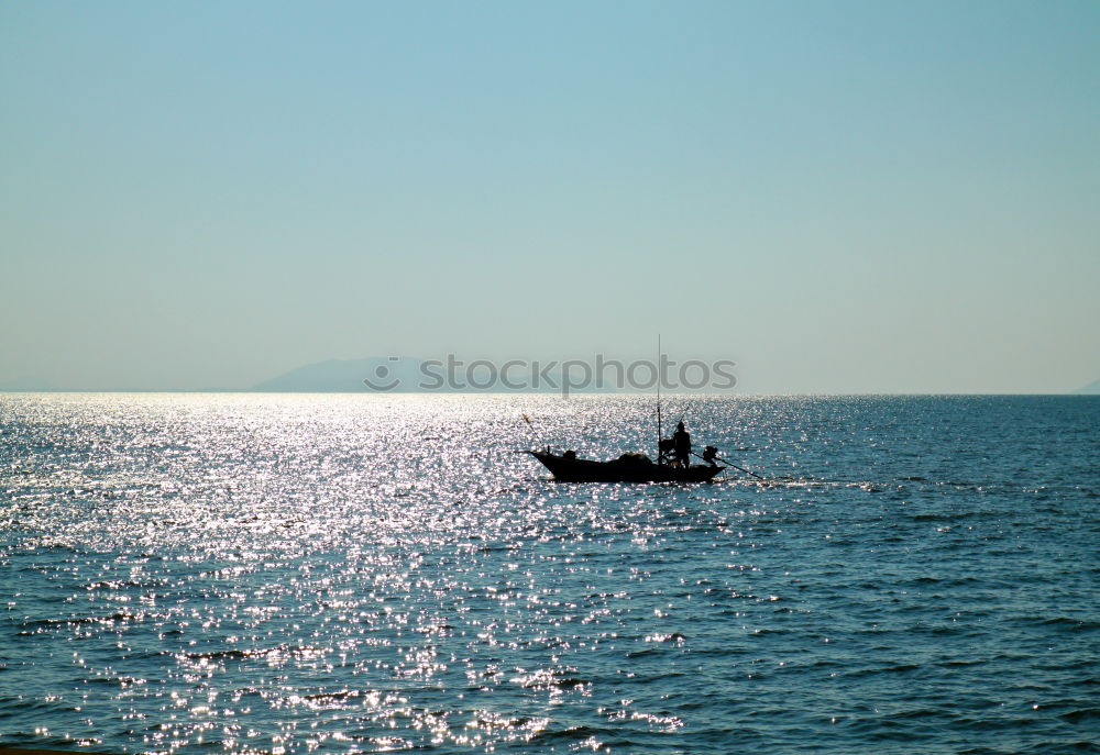 Similar – Image, Stock Photo round trip Watercraft Wet