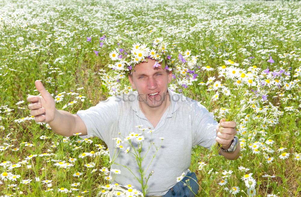 Similar – Image, Stock Photo Young man using smartphone sending emojis.