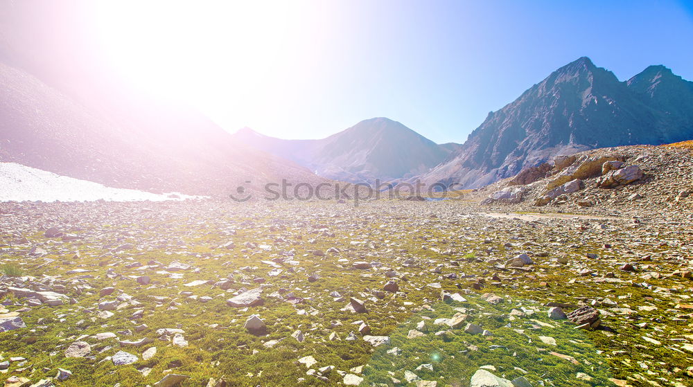 Similar – Panorama at the Findel Glacier Zermatt