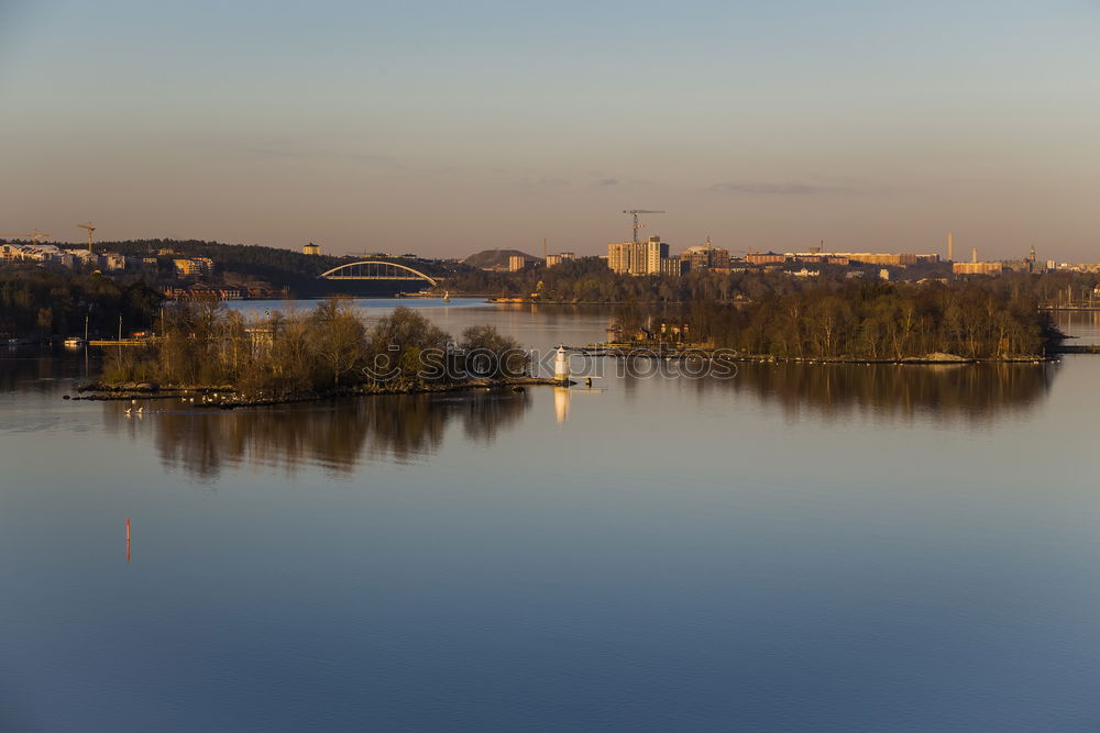 Similar – Cologne Water Sky Clouds