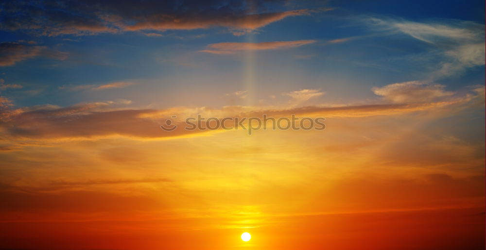 Similar – Image, Stock Photo Sunset over the Pfaffenstein