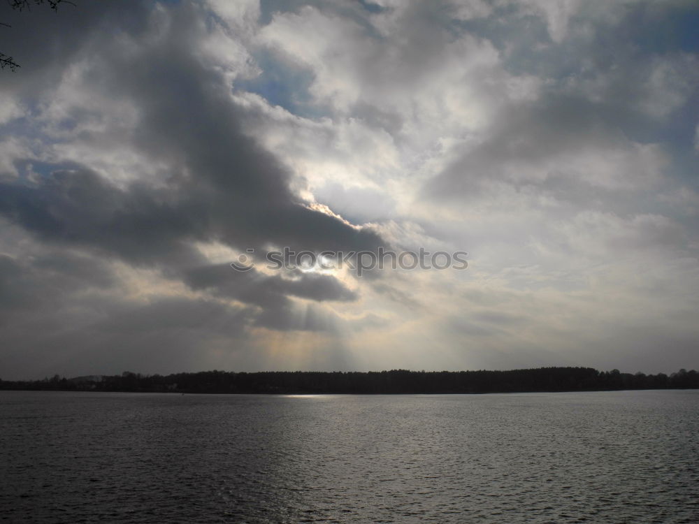 Similar – longing Lake Waves Clouds