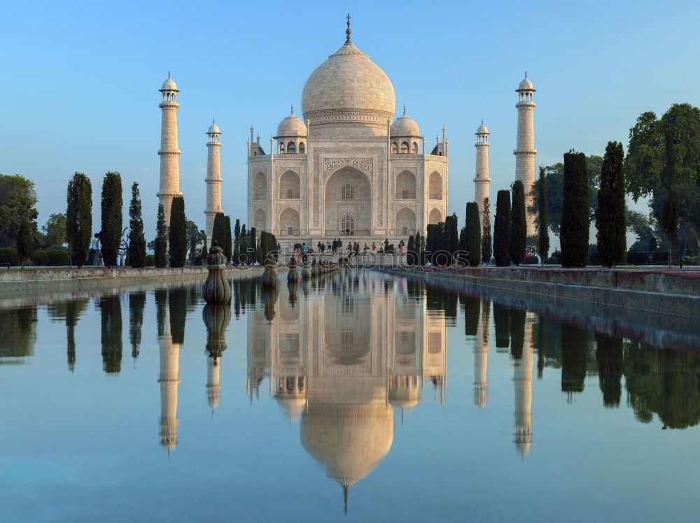 Similar – Image, Stock Photo taj mahal im rampenlicht