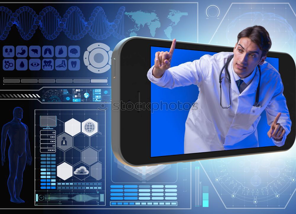 Similar – Image, Stock Photo Scientist proving revision in lab