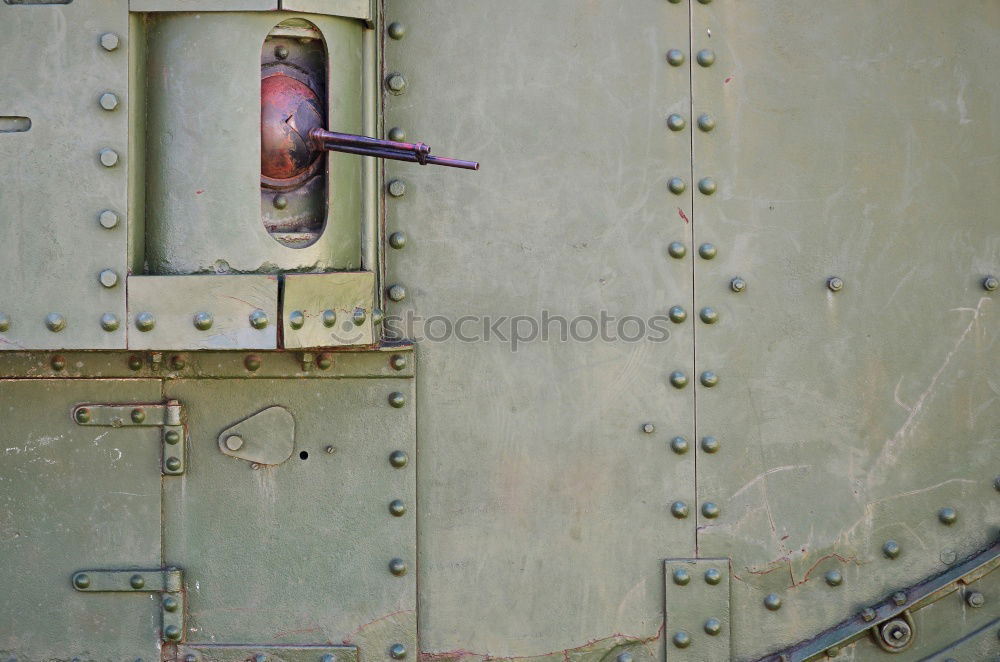 Similar – Image, Stock Photo Detail of an old door bolt in bottle green covered with cobwebs