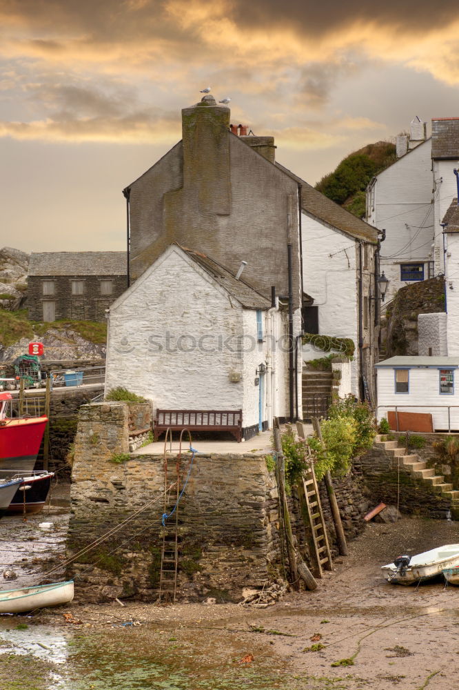 Similar – Image, Stock Photo Boat at low tide 2 tarred