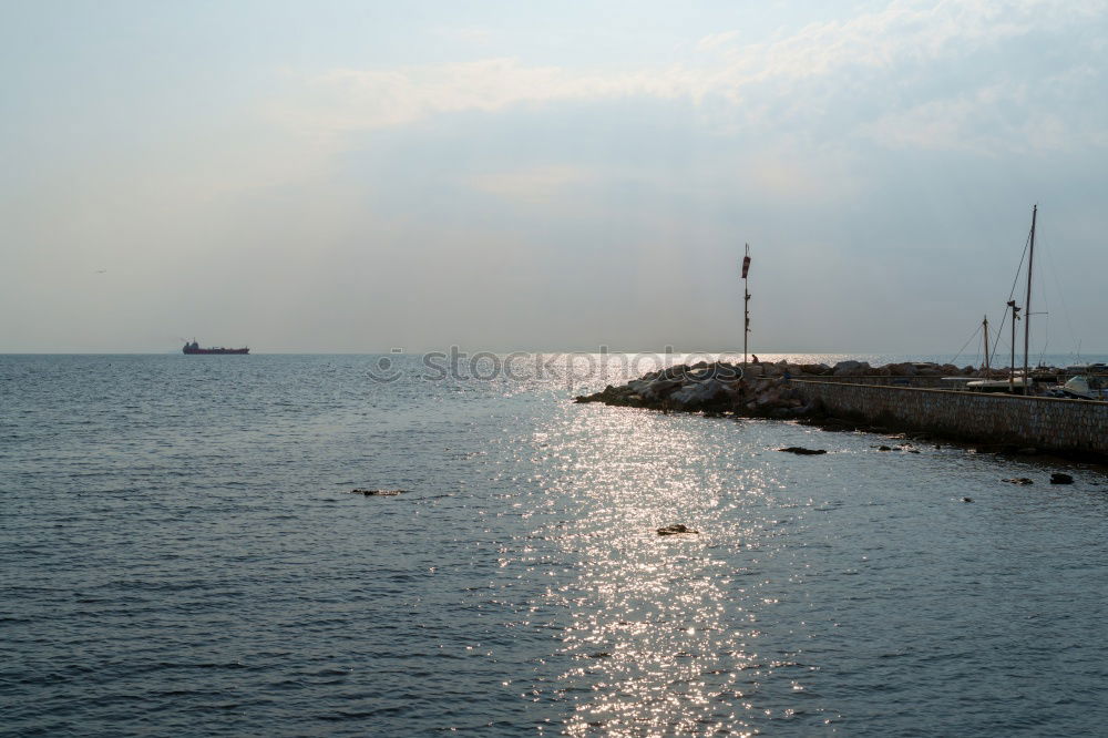 Similar – Image, Stock Photo end Ocean Clouds Beach