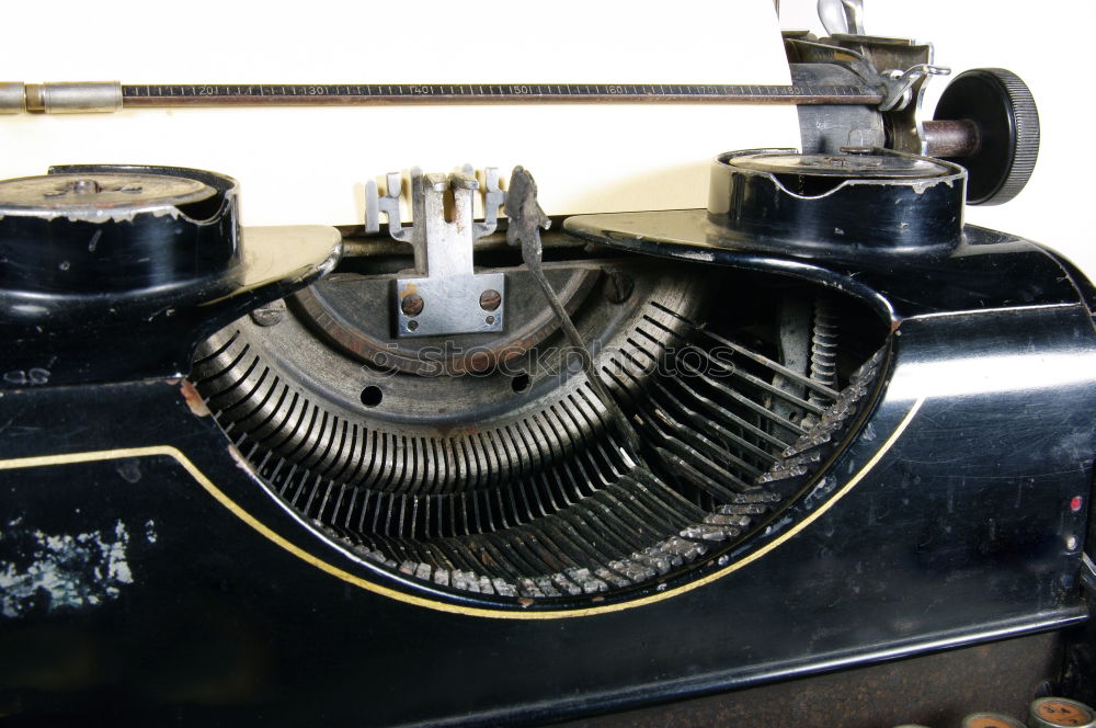 Similar – Image, Stock Photo The German word test result negative written with an old mechanical typewriter with red-black ribbon in black color on a white sheet of paper