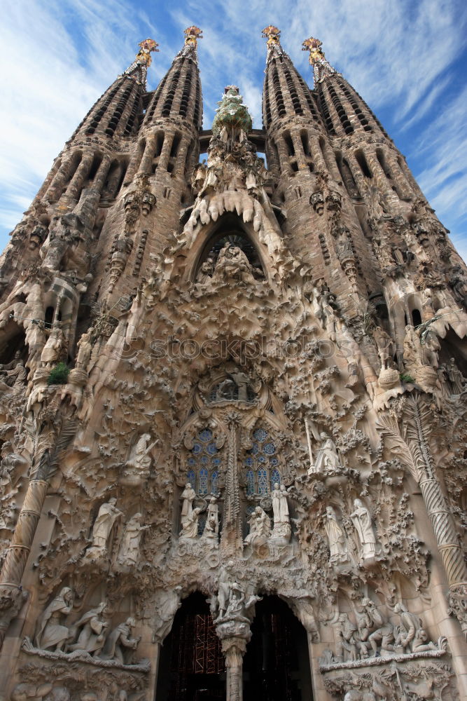 Similar – Image, Stock Photo Cathedral of the Holy Cross, Barcelona