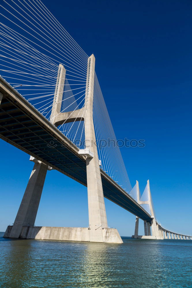 Similar – Image, Stock Photo Sunshine Skyway Bridge