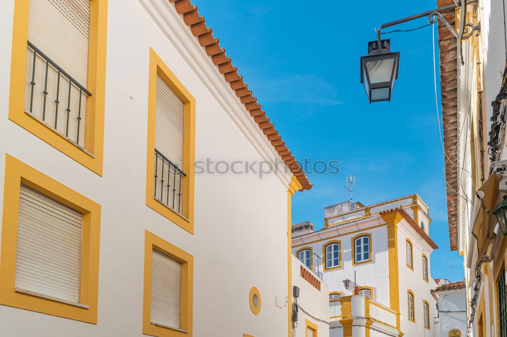 Similar – Image, Stock Photo Colorful Buildings On Narrow Street In Cascais City Of Portugal