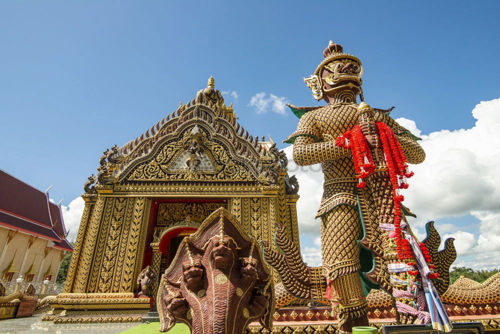 Similar – Colorful statue at Wat Phra Kaew temple, Bangkok