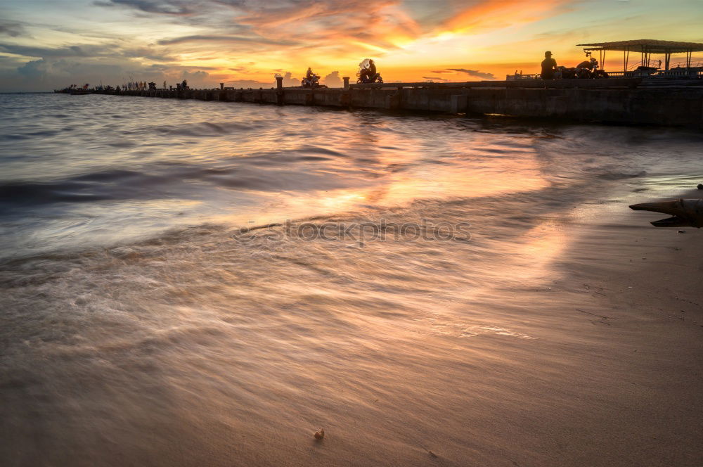 Similar – Image, Stock Photo Seebrücke Ahlbeck on Usedom at sunrise_001