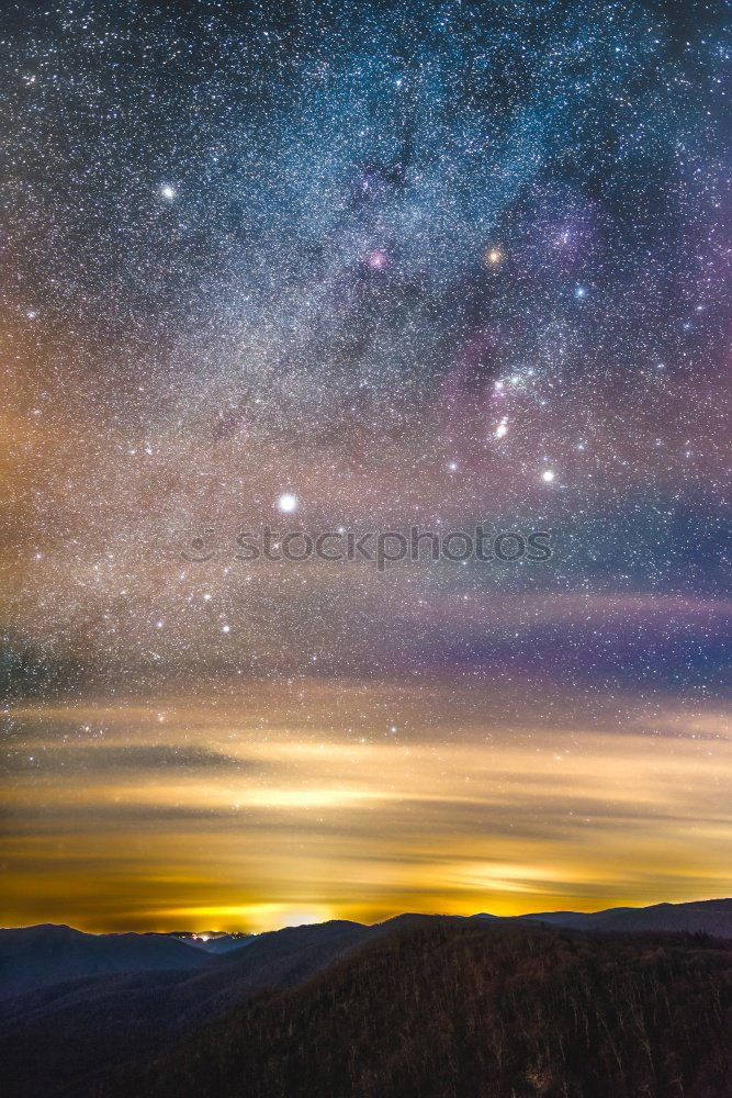 Similar – Image, Stock Photo light pollution Lighting