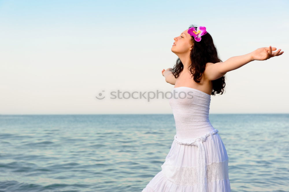 Similar – Image, Stock Photo Airy on the beach. Life