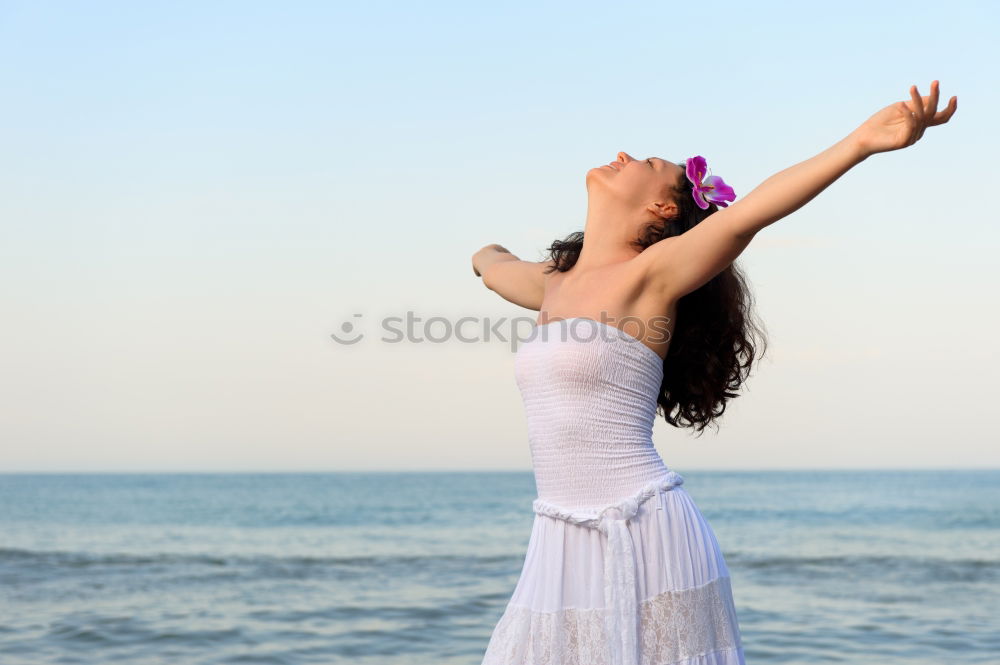 Similar – Image, Stock Photo Airy on the beach. Life