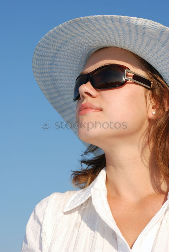 Similar – Image, Stock Photo Sensual young woman in hat