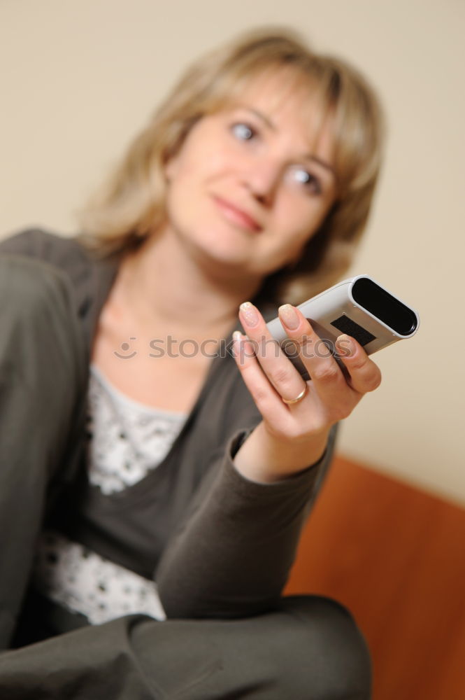 Similar – Woman with MP3 Player Joy