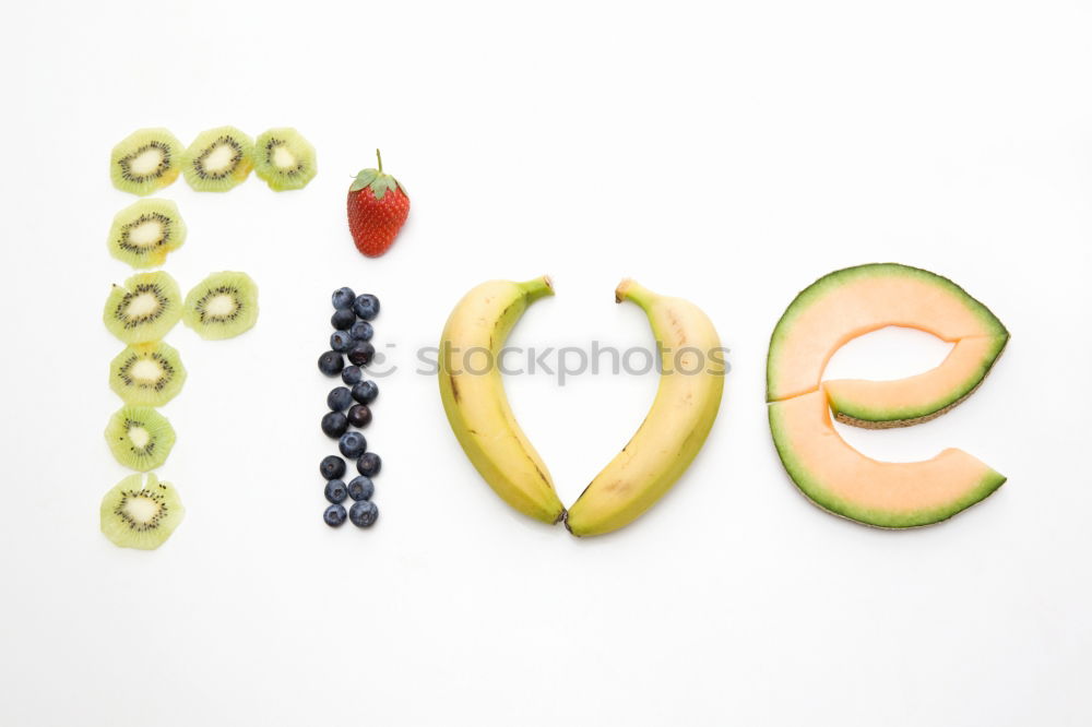 Similar – Image, Stock Photo I <3 diversity Food Fruit