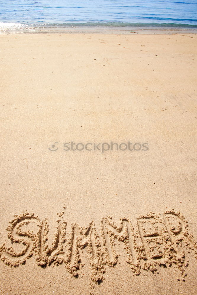 Similar – Image, Stock Photo Towel, floats, water gun and sunscreen on the beach