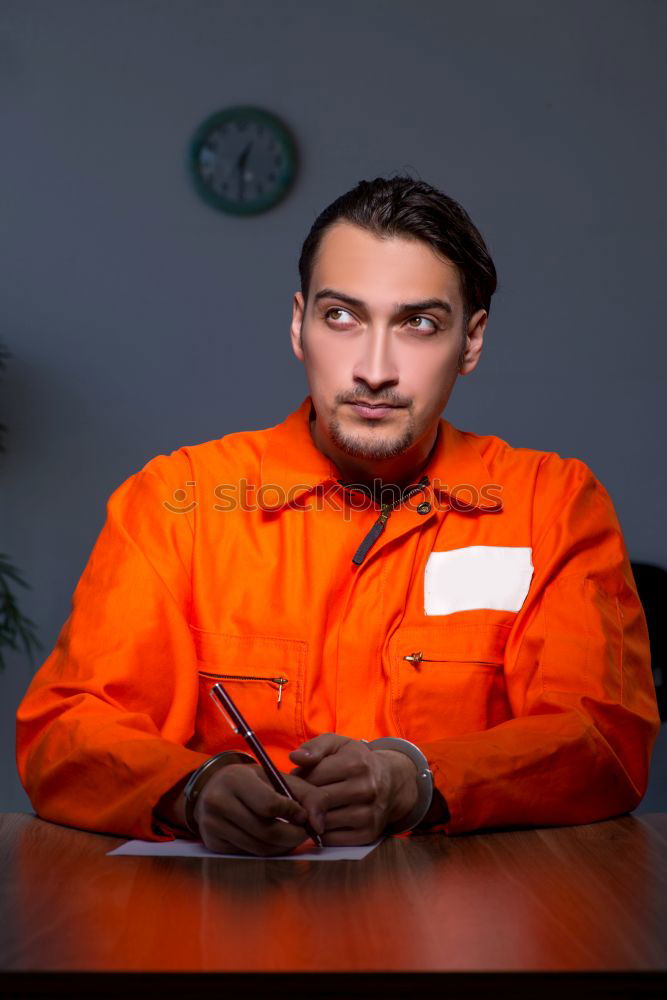 Similar – Image, Stock Photo Hairdresser posing in barbershop