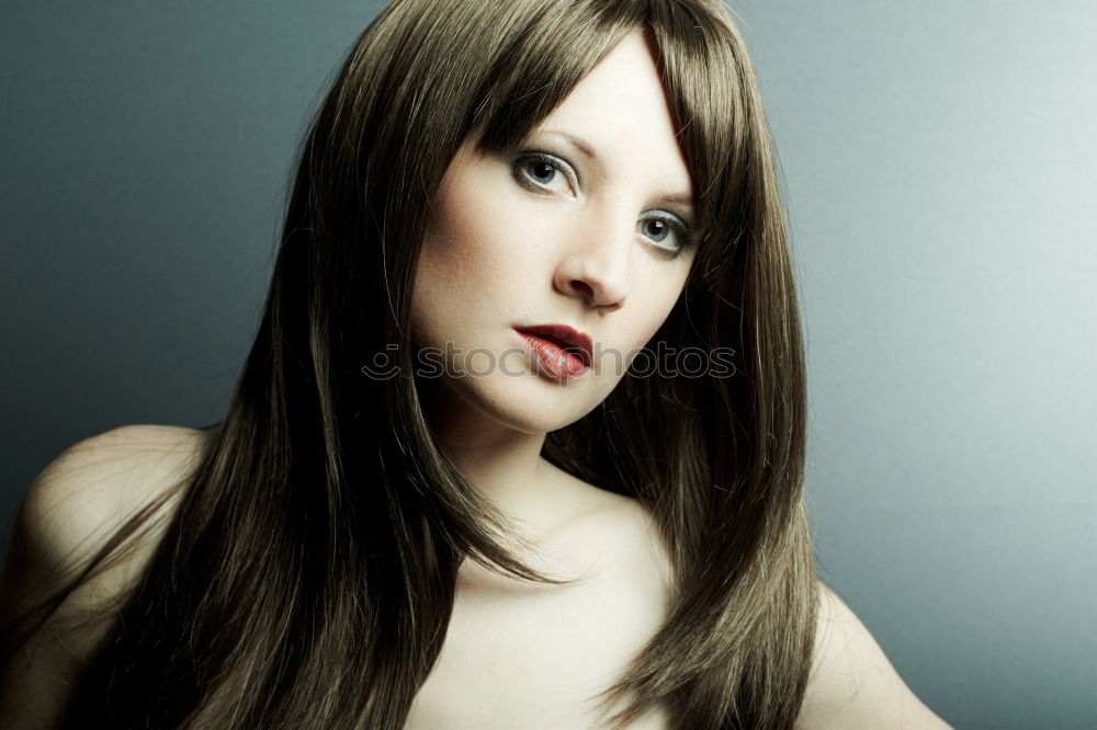 Similar – Image, Stock Photo Portrait of a young, smiling woman