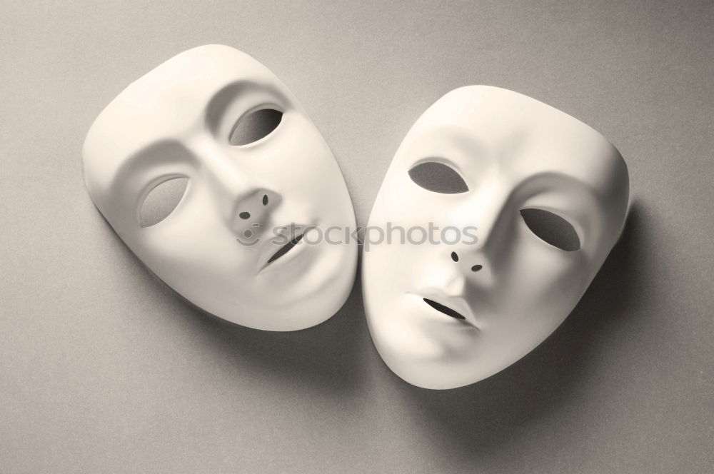 Similar – Image, Stock Photo young woman behind mask