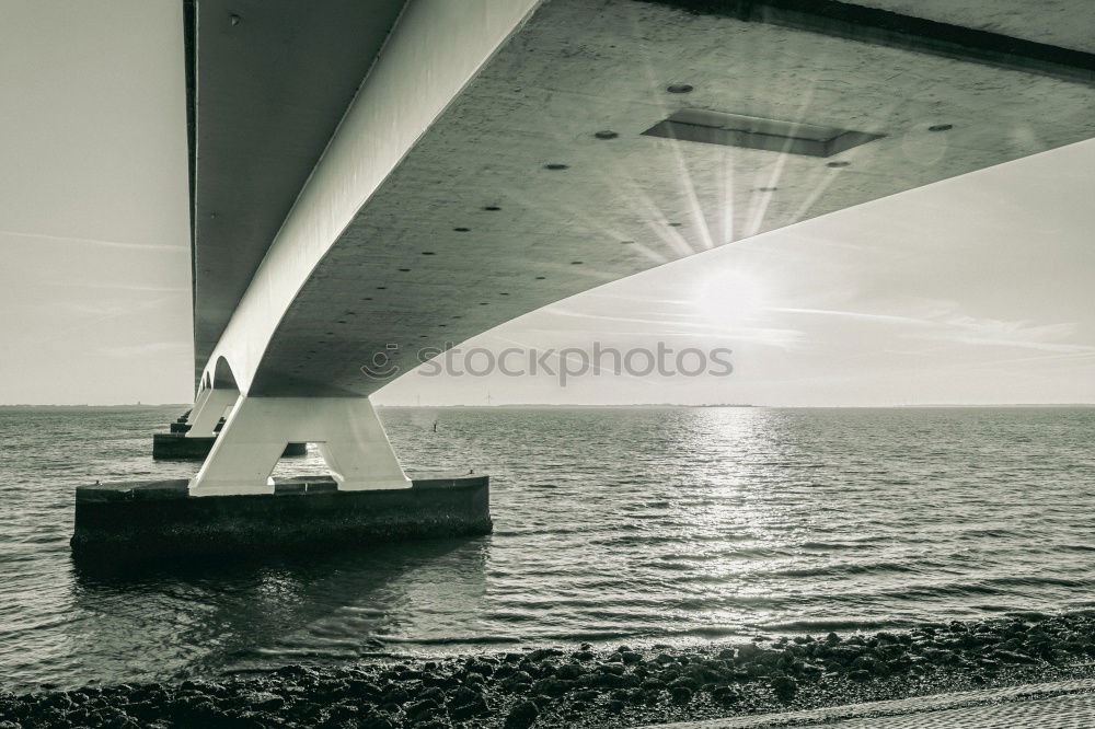 Image, Stock Photo cold Stralsund morning Man