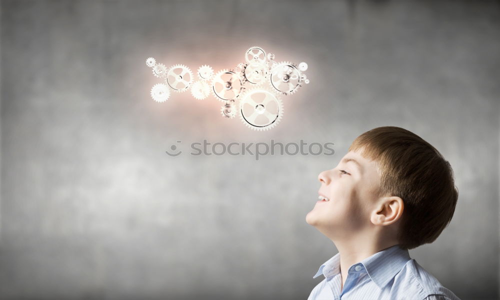 Similar – Image, Stock Photo Child playing with mobile phone