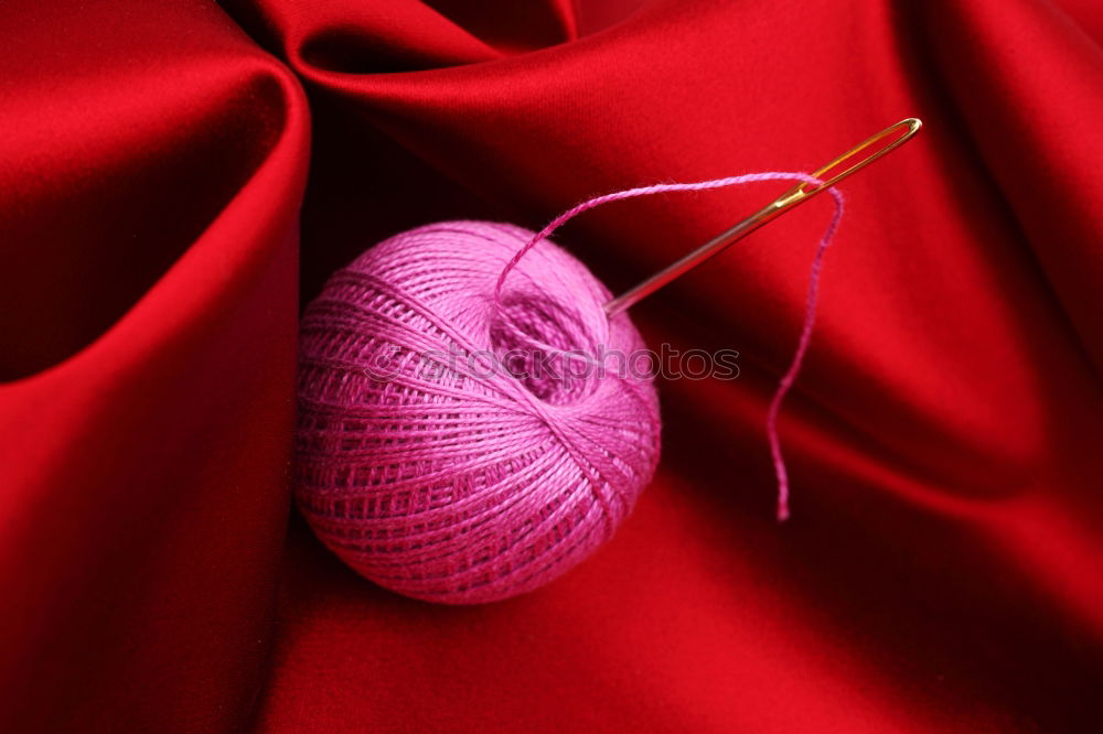 Similar – Image, Stock Photo Green| Red String Wool