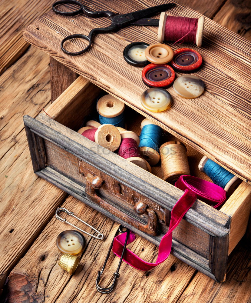 Similar – Thread spools and buttons