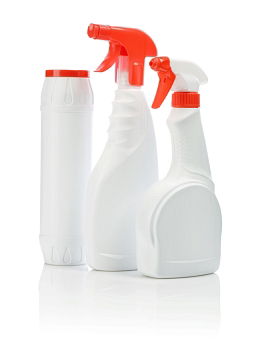 Similar – Cleaning spray products isolated.