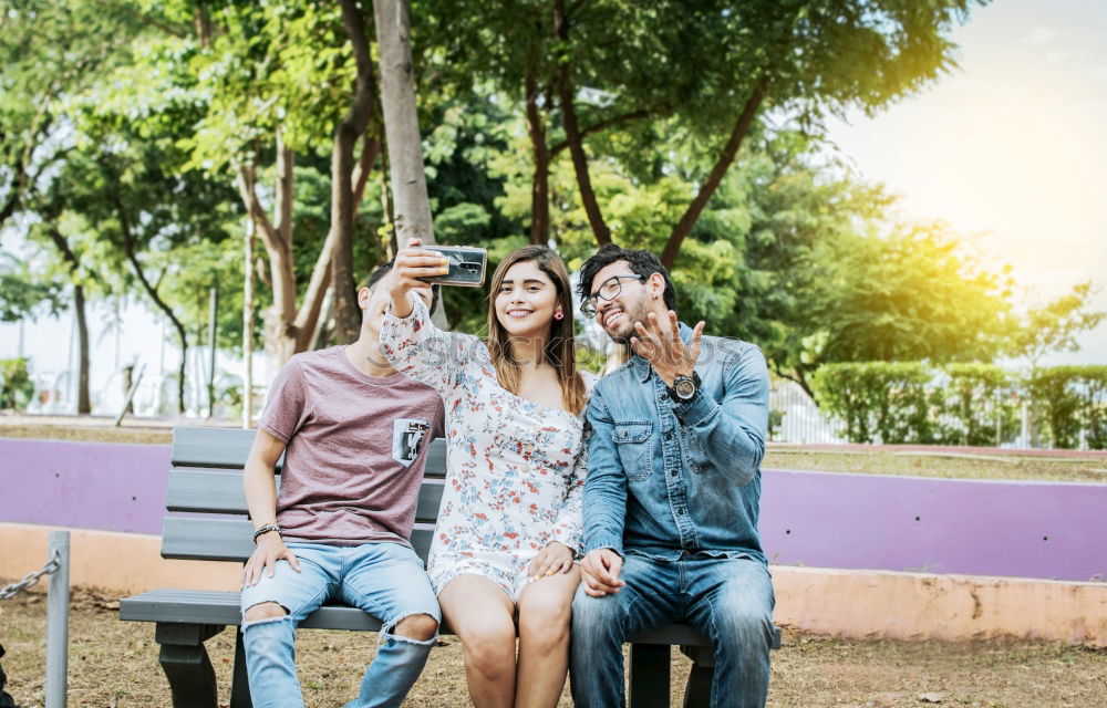 Similar – Image, Stock Photo Couple drinking wine in nature