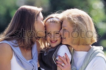 Similar – Image, Stock Photo Mother with child in park