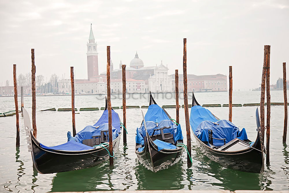 Similar – Gondolas and Church of San Giogio Maggiore in Venice