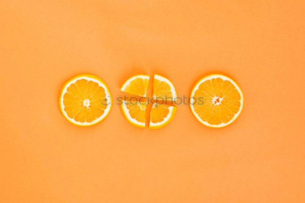 Image, Stock Photo Jammy Orange Triple on Orange