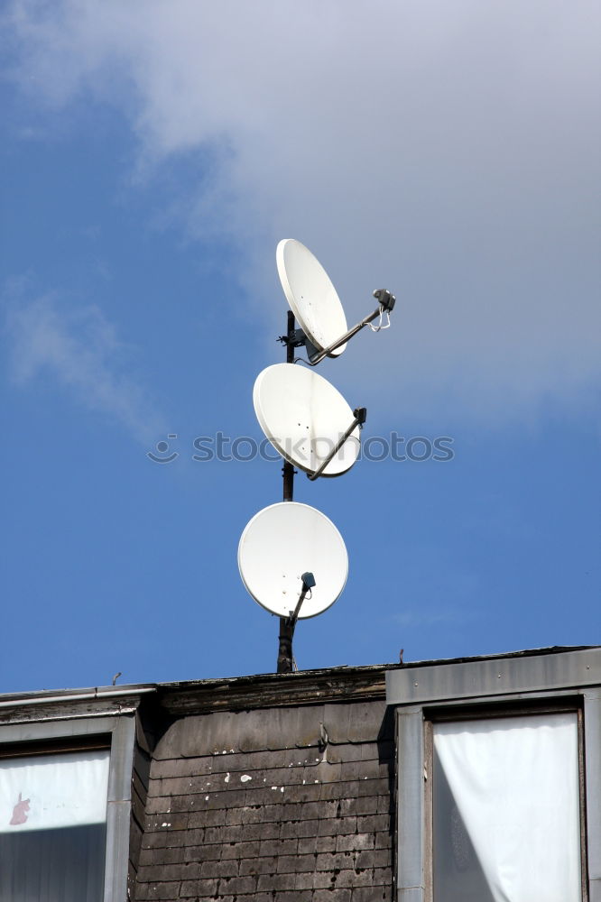 Similar – Image, Stock Photo Sat bowls Clouds Media