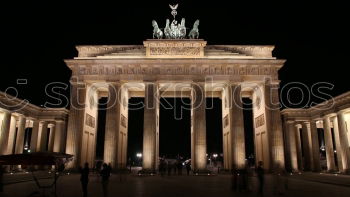 Similar – Brandenburg Gate in Berlin at night