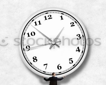 Similar – Image, Stock Photo station clock Time