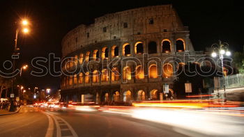 Image, Stock Photo Rome Colosseum Night