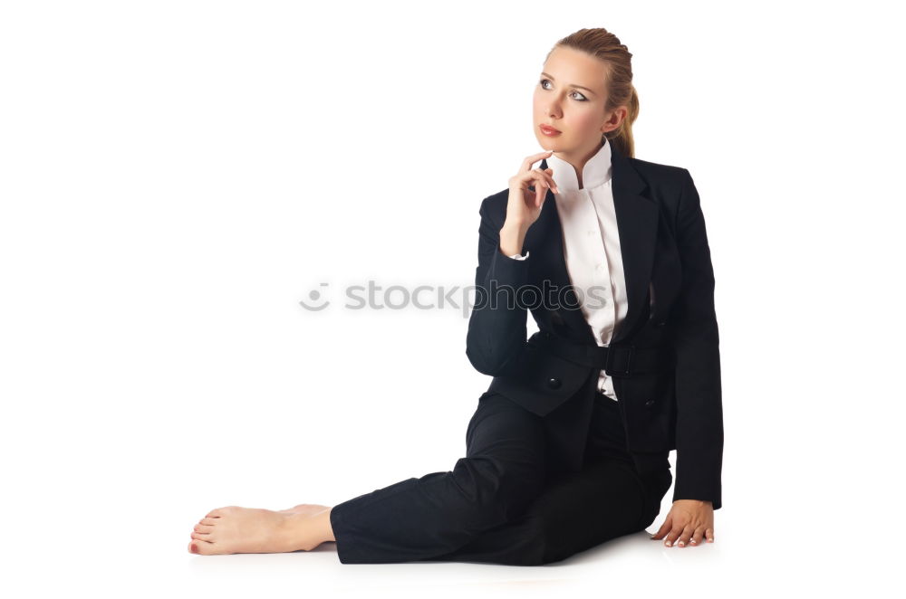 Similar – Image, Stock Photo Woman in an armchair