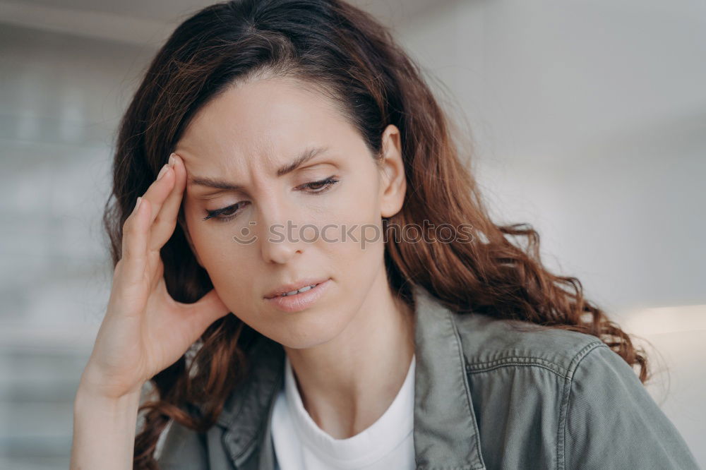 Similar – Image, Stock Photo asian woman sitting alone in the house