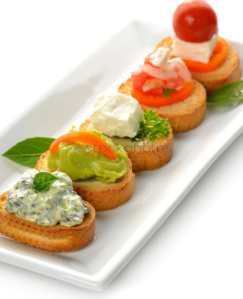 Similar – French toasts with soft cheese