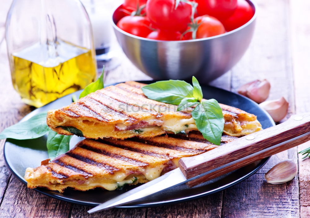 Similar – Image, Stock Photo Sandwiches on cutting board