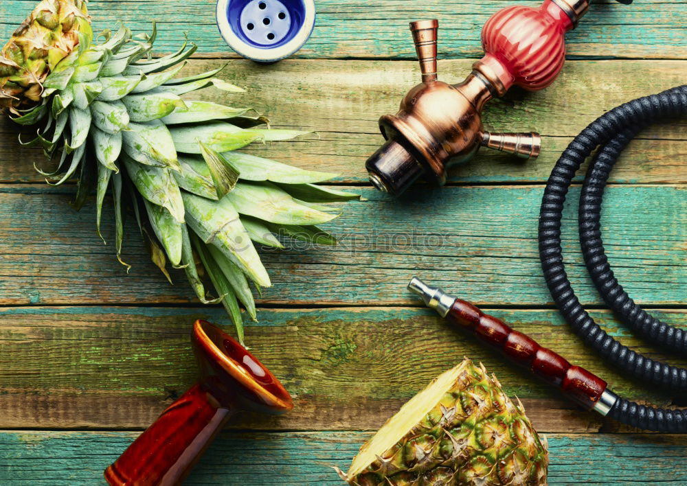 Similar – Shisha hookah with pineapple