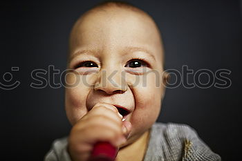 Similar – Image, Stock Photo Mother feeding newborn with baby bottle